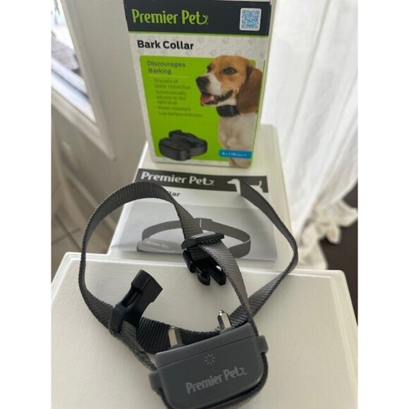 Premier Pet Bark Collar 8 lb 6 months and up 15 levels Static Auto Adjust GBC00 - Picture 2 of 9